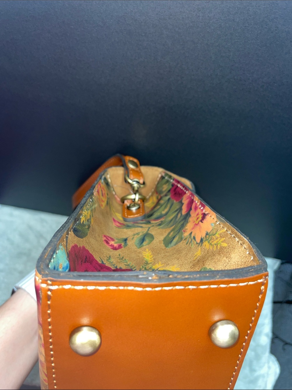 NWT Patricia Nash ‘Chauny’ Victorian Garden Satchel - Picture 6 of 15